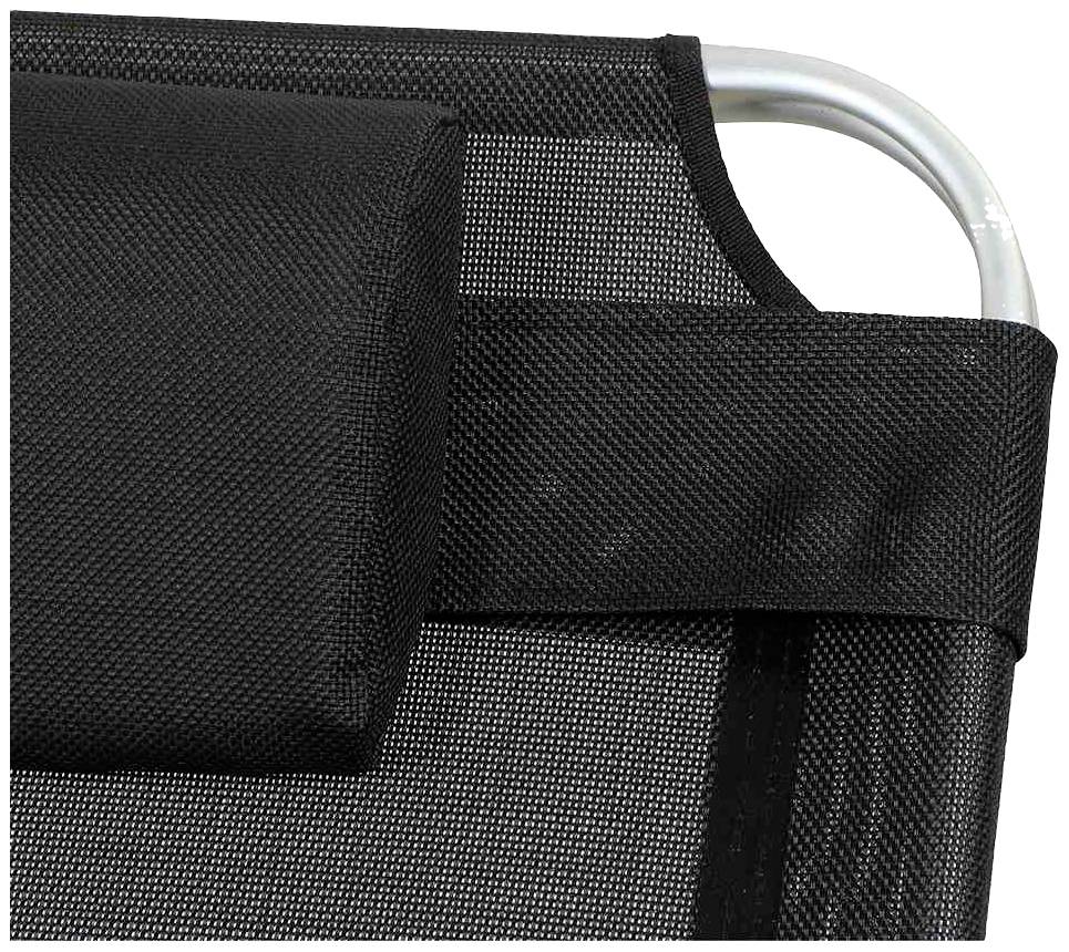 Siena Garden 357891 Klappliege Sole schwarz