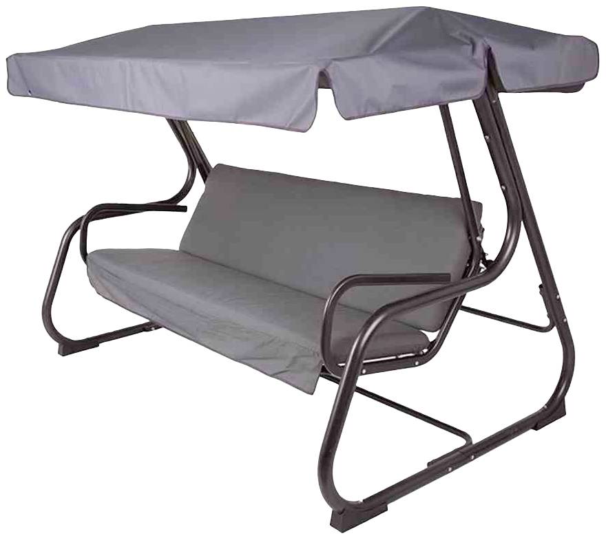 480540 Schaukel Parma anthrazit/grau mit Bettfunktion