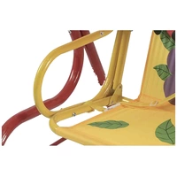 Siena Garden 672612 Marie Kinderschaukel Gestell Stahl rot, Fläche 100% Polyester rot, 75x115x118cm Siena Garden 672612 Marie Kinderschaukel Gestell Stahl rot, Fläche 100% Polyester rot, 75x115x118cm