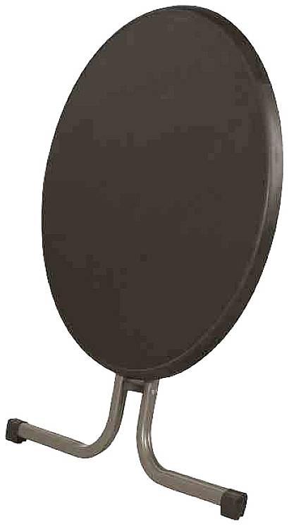 Sieger 209/C-M Boulevard-Klapptisch Ø 86 cm, champagner