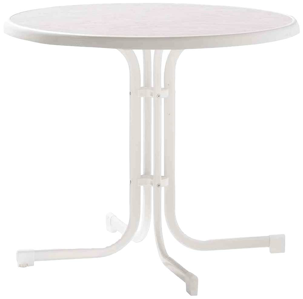 Sieger 209/W Boulevard-Klapptisch Ø 86 cm, weiß