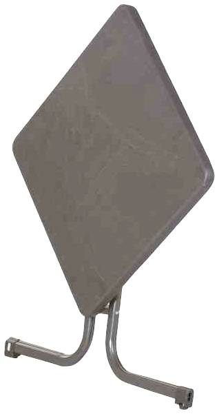 Sieger 231/G Boulevard-Klapptisch 70x70 cm, eisengrau/anthrazit