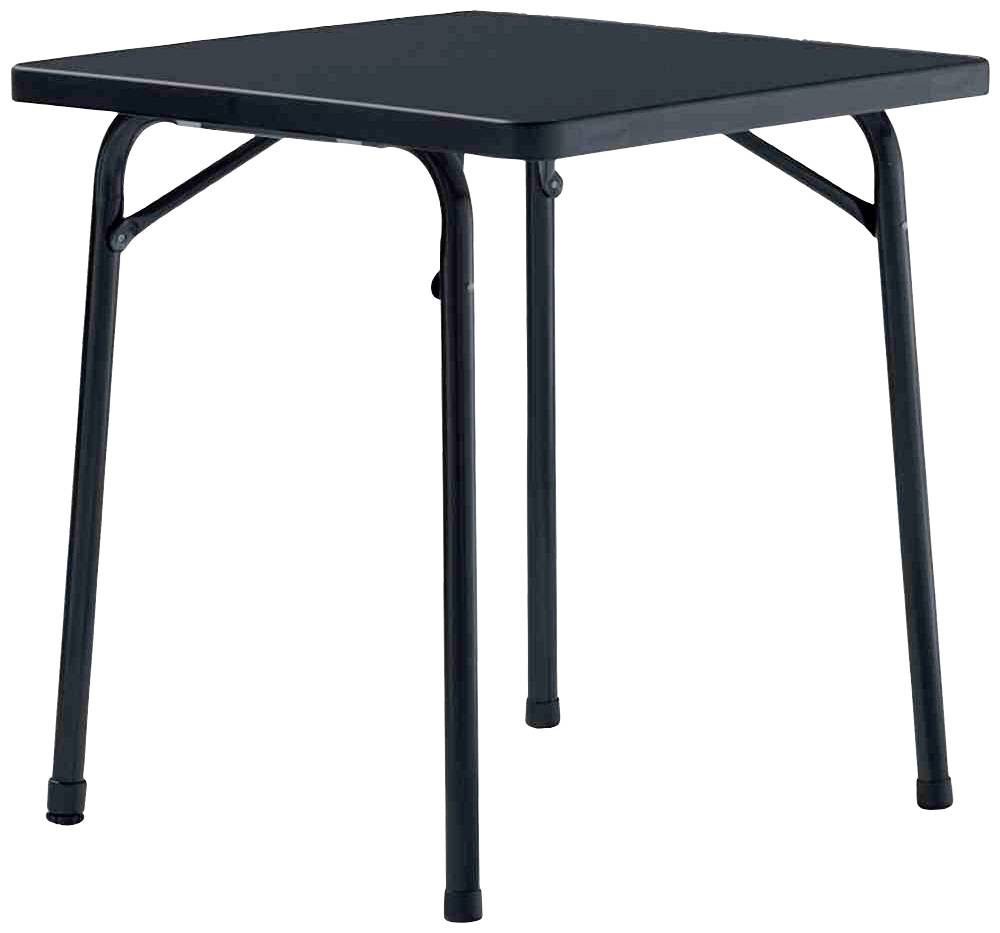 Sieger 211/G Klapptisch Ü-Bügel 70x70 cm, eisengrau