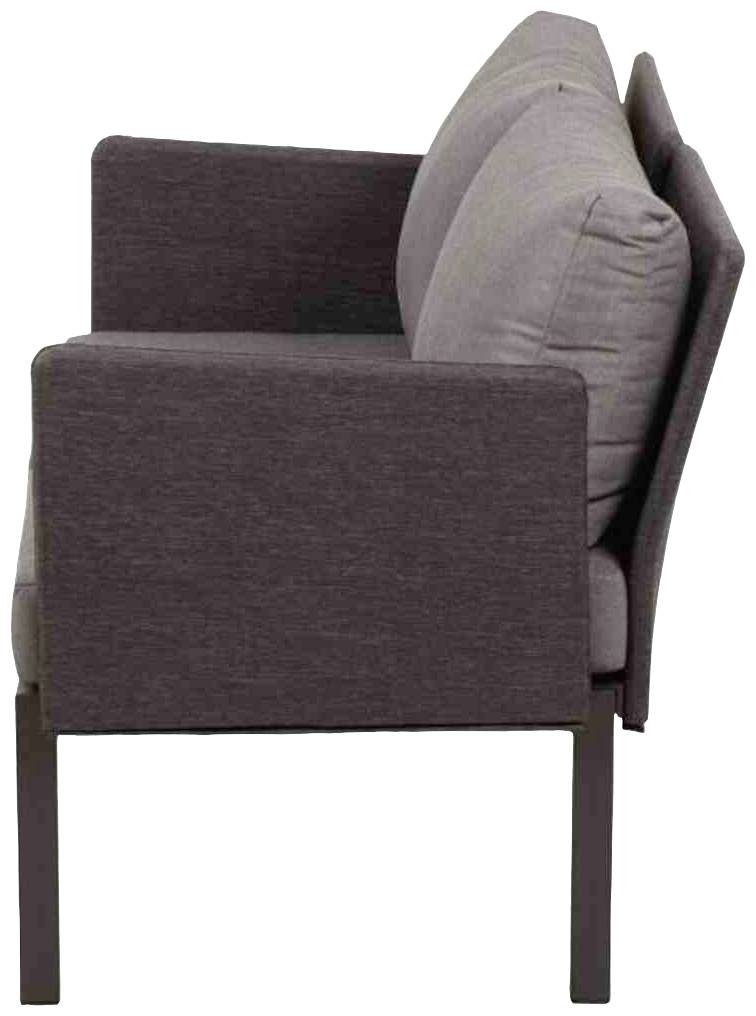 Siena Garden M29399 Cosmo Lounge Set, 3 tlg. Alu, matt-anthrazit, inkl. Kissen