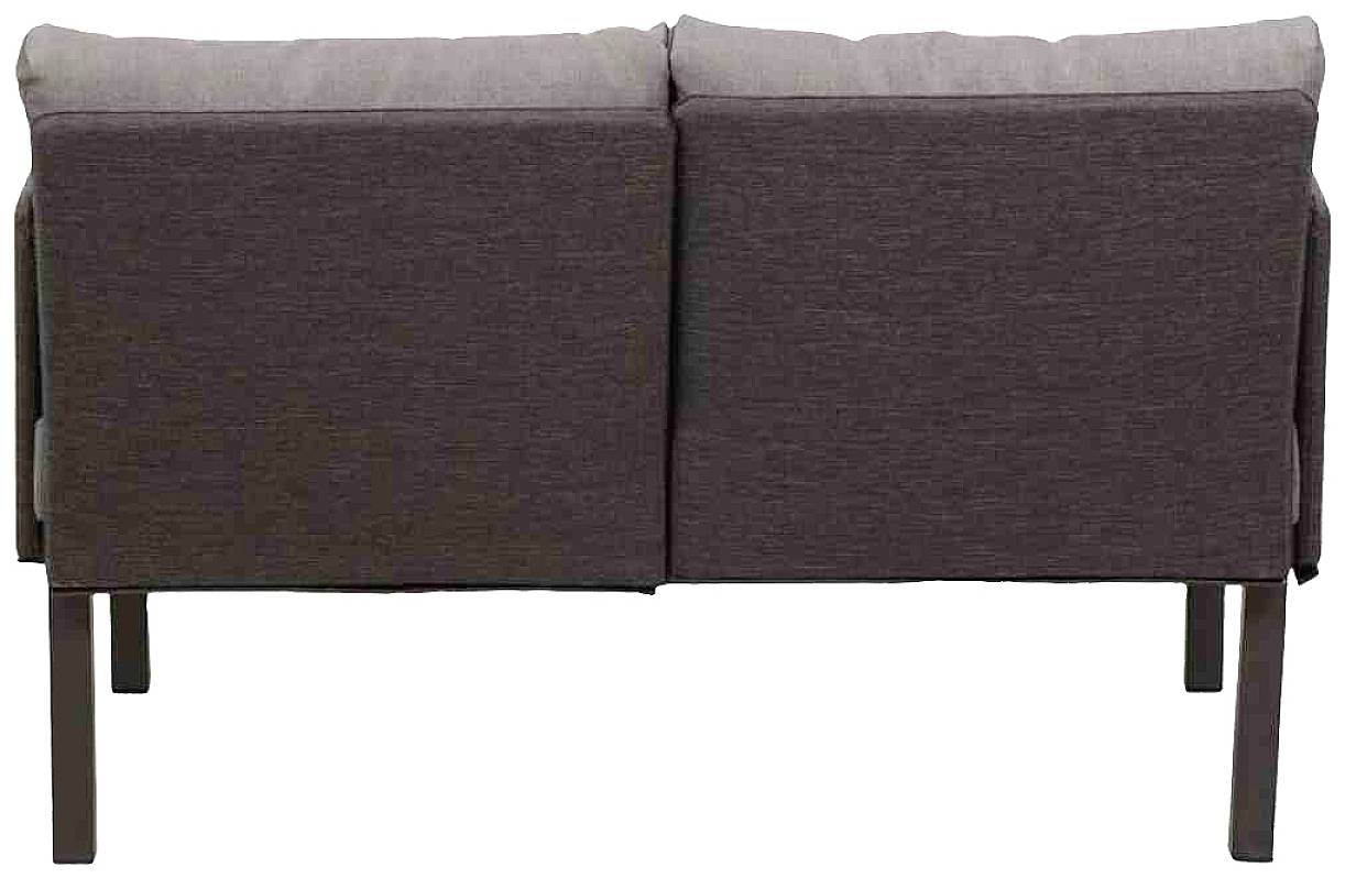 Siena Garden M29399 Cosmo Lounge Set, 3 tlg. Alu, matt-anthrazit, inkl. Kissen