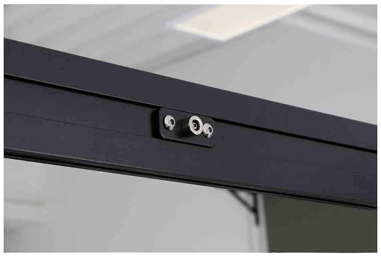 Siena Garden J58969 Waikiki Loungebett anthrazit Gestell Aluminium, Fläche Ranotex®-Gewebe, inkl. Dach und Seitenteile in hellgrau