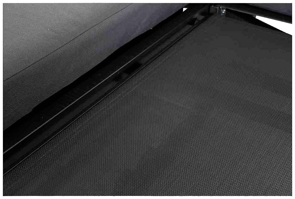 Siena Garden J58969 Waikiki Loungebett anthrazit Gestell Aluminium, Fläche Ranotex®-Gewebe, inkl. Dach und Seitenteile in hellgrau