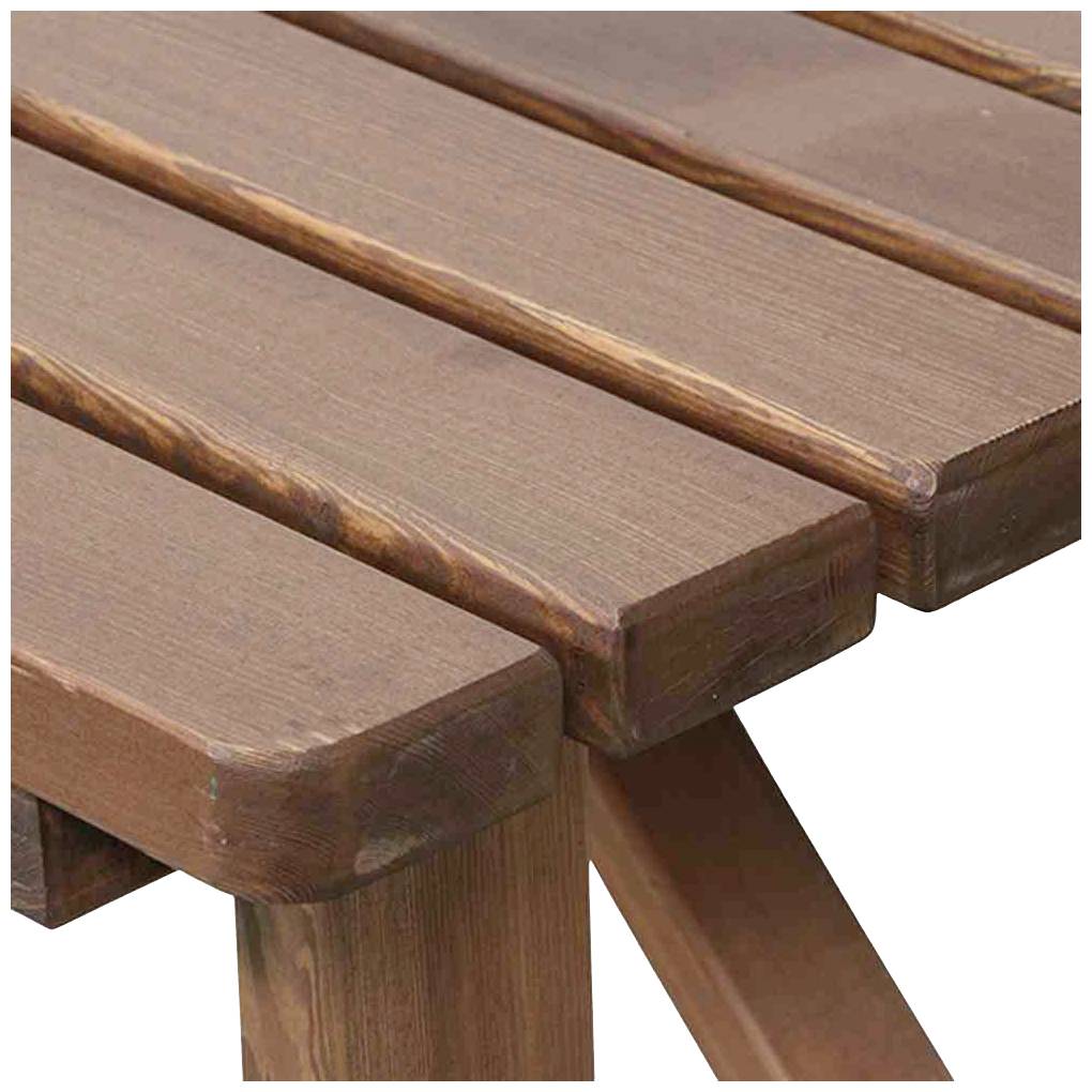 165083 Tessin Tisch, 150x72 cm, braun Kiefernholz