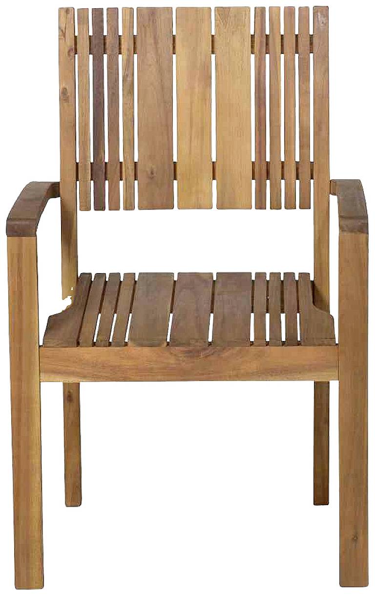 Siena Garden 120549 Falun Stapelsessel Gestell und Fläche Akazienholz FSC®-100% natur