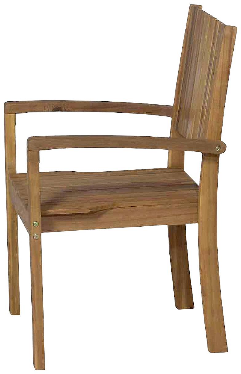 Siena Garden 120549 Falun Stapelsessel Gestell und Fläche Akazienholz FSC®-100% natur