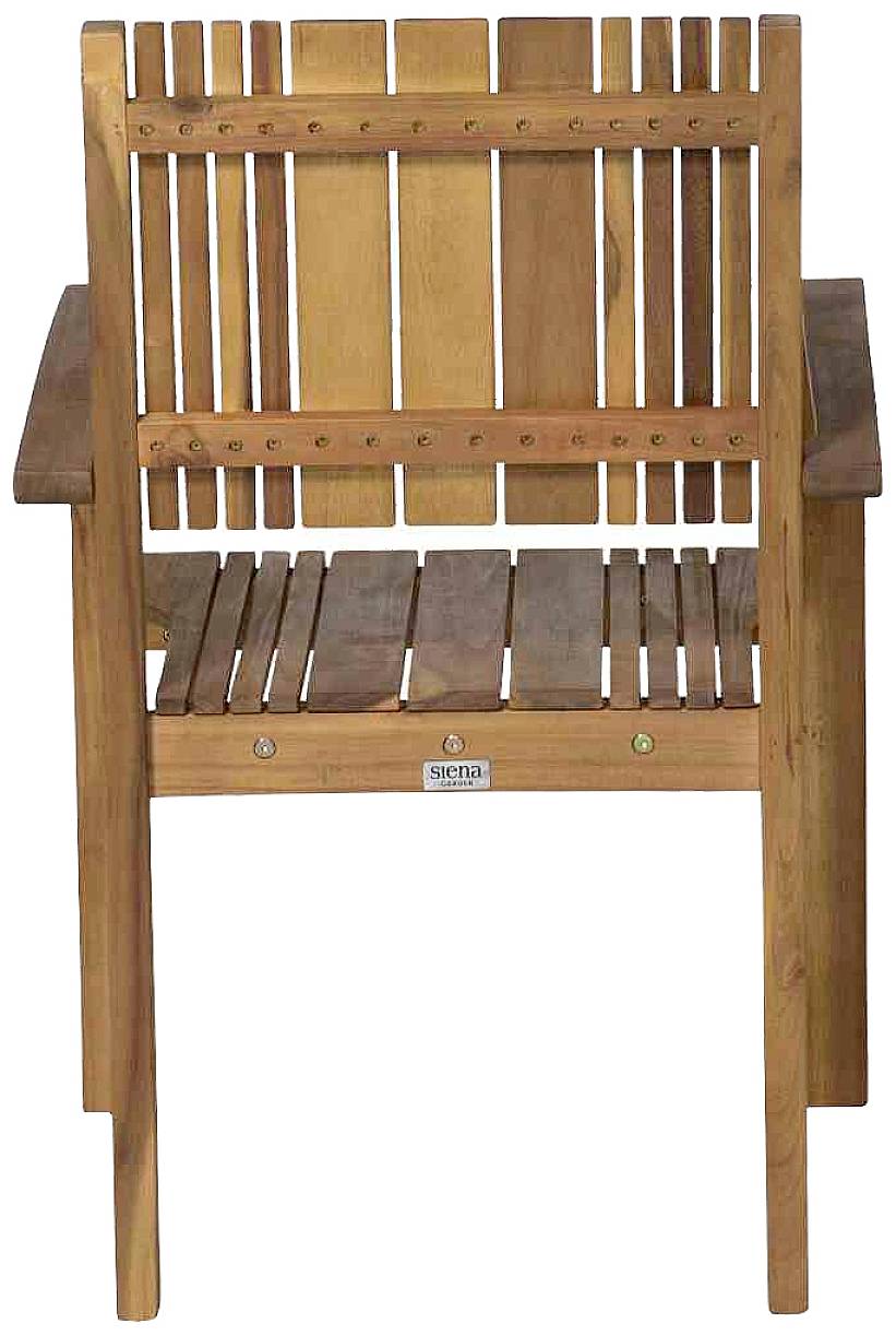 Siena Garden 120549 Falun Stapelsessel Gestell und Fläche Akazienholz FSC®-100% natur