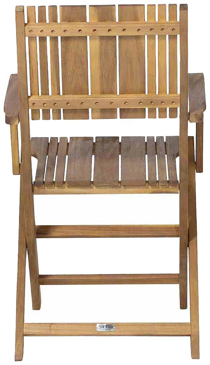 Siena Garden 120555 Falun Klappsessel Gestell und Fläche Akazienholz FSC®-100% natur