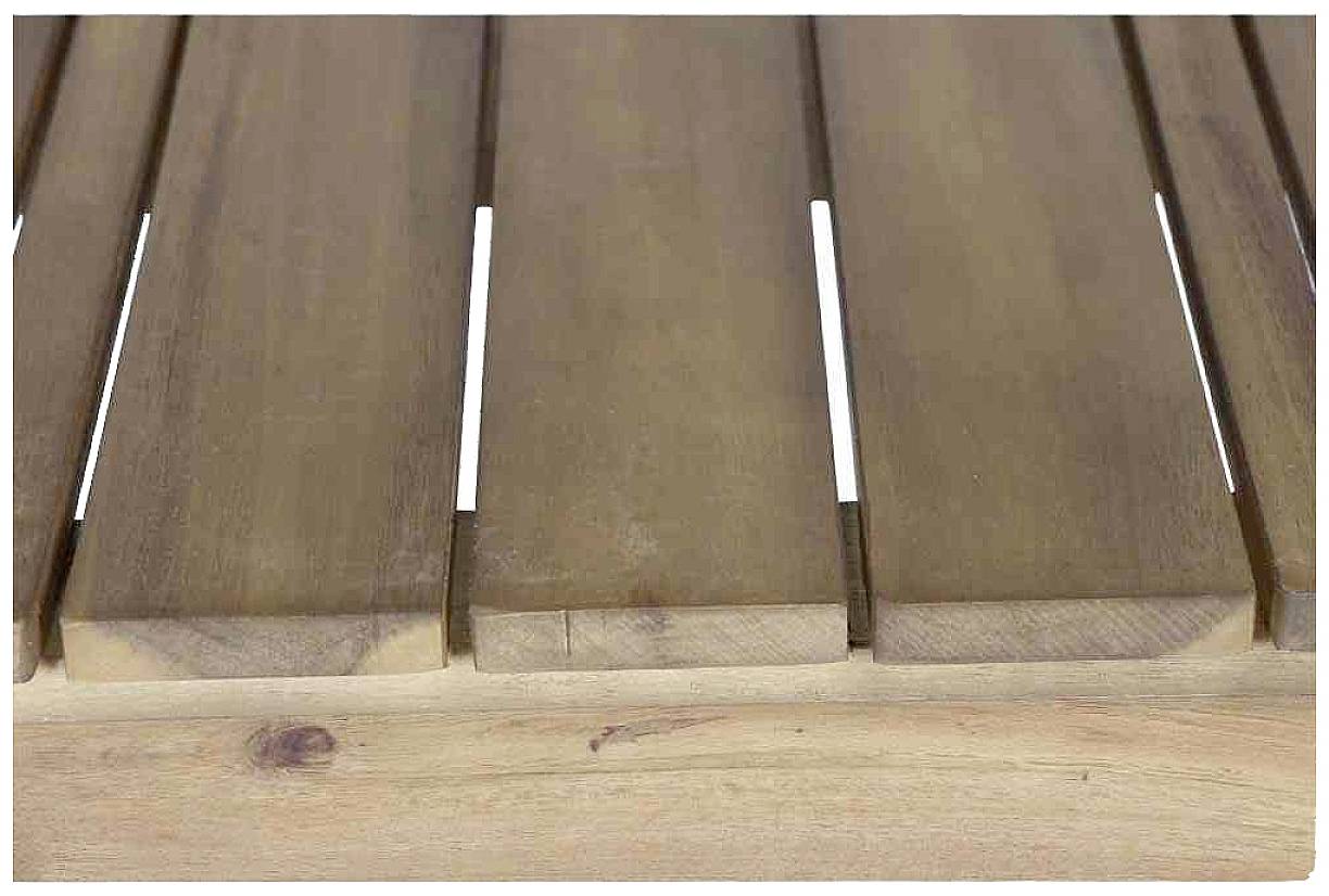 Siena Garden 357771 Falun Hocker Gestell und Fläche Akazienholz FSC®-100% natur