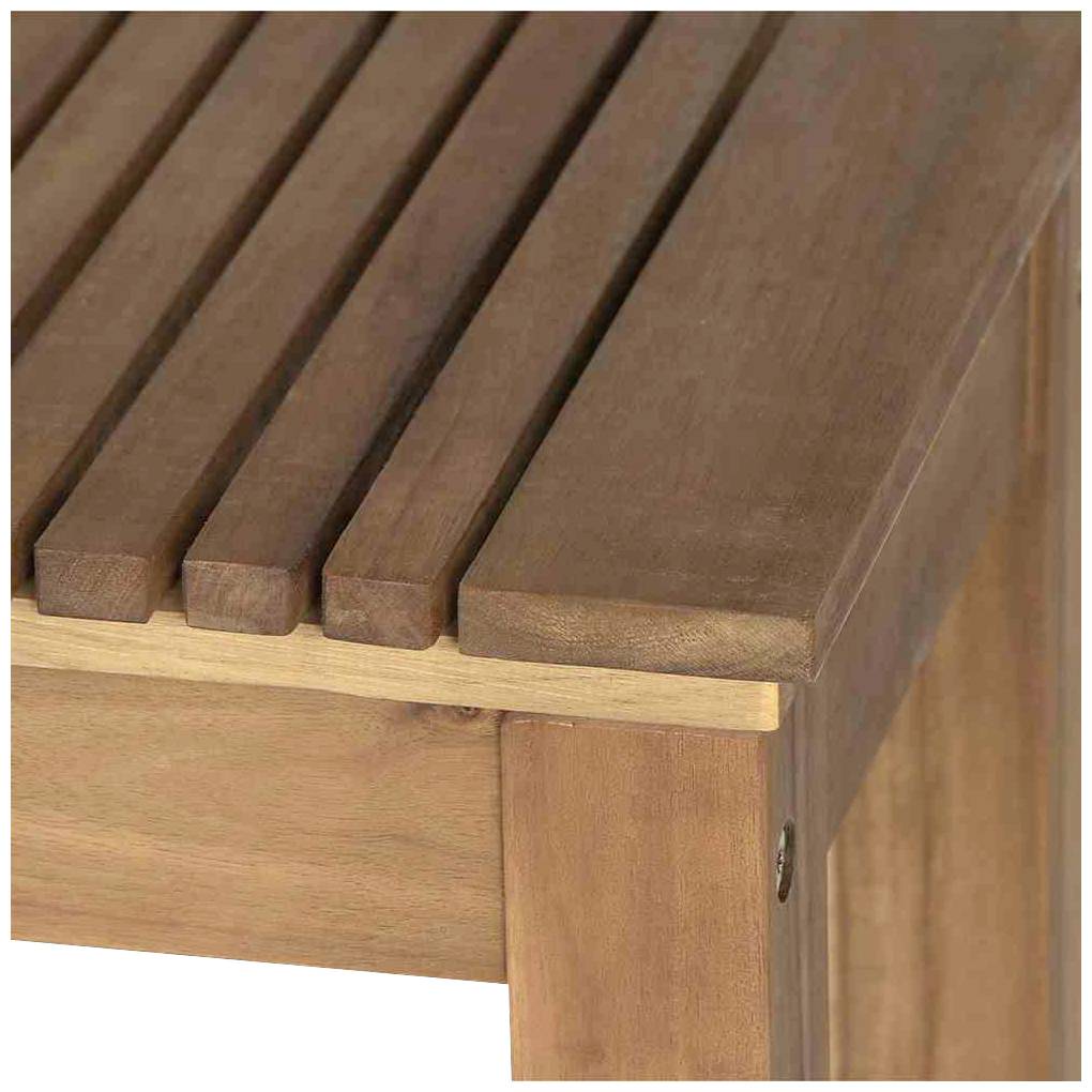 Siena Garden 357773 Falun 2er Bank Gestell und Fläche Akazienholz FSC®-100% natur