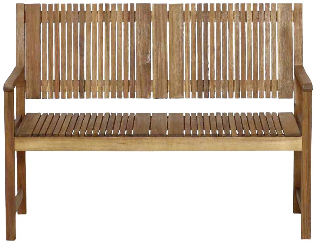 Siena Garden 120557 Falun 2er Bank Gestell und Fläche Akazienholz FSC®-100% natur