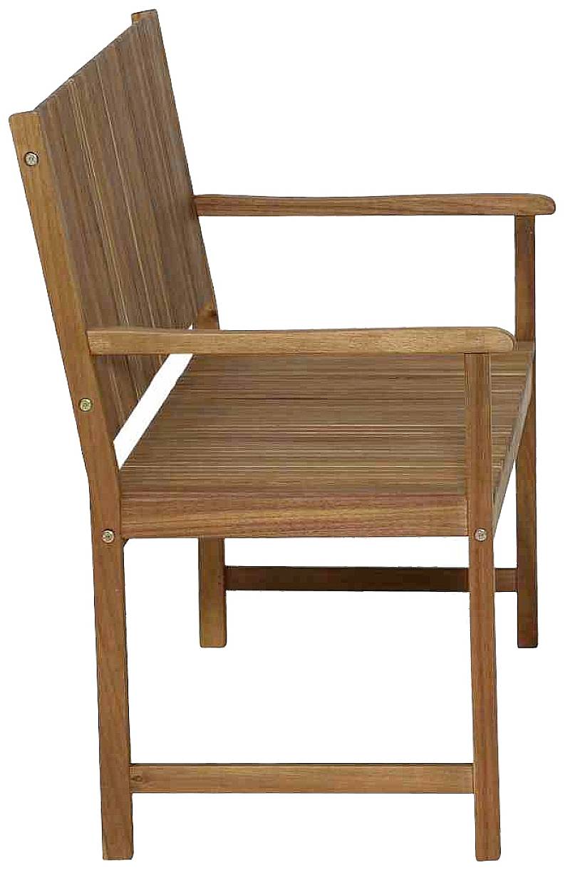 Siena Garden 120557 Falun 2er Bank Gestell und Fläche Akazienholz FSC®-100% natur
