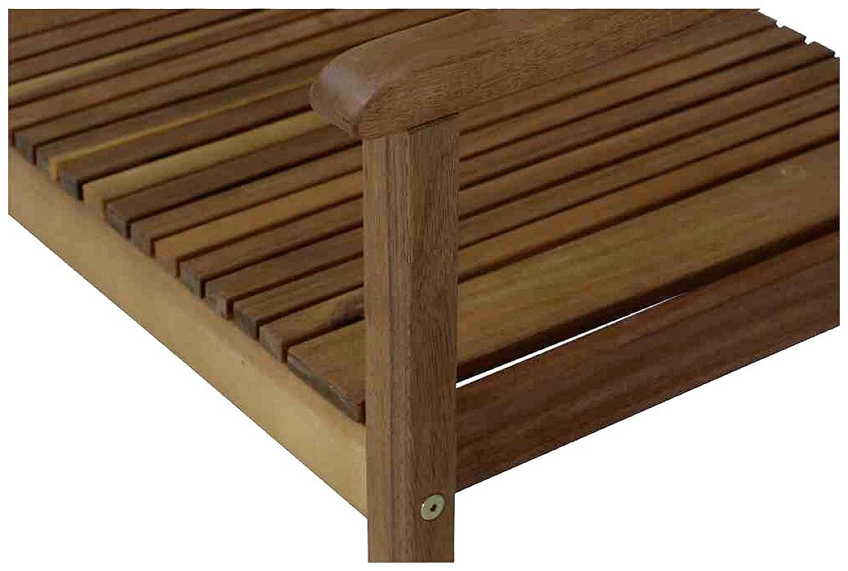 Siena Garden 120557 Falun 2er Bank Gestell und Fläche Akazienholz FSC®-100% natur