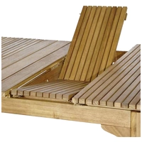 Siena Garden 120567 Falun Ausziehtisch 150/175/200x100x74cm Gestell und Tischplatte Akazienholz natur geölt Siena Garden 120567 Falun Ausziehtisch 150/175/200x100x74cm Gestell und Tischplatte Akazienholz natur geölt