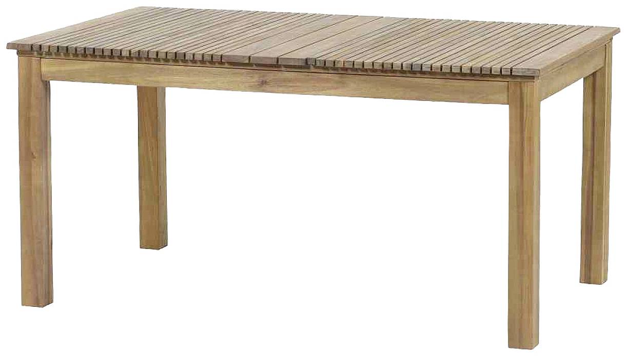 Siena Garden 120563 Falun Dining Tisch 150x90x74cm Gestell und Tischplatte Akazienholz natur geölt