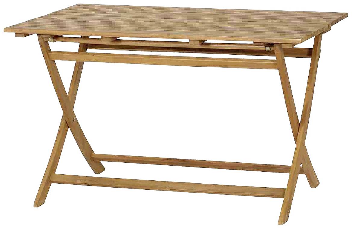 Siena Garden 120573 Falun Klapptisch 120x80x74cm Gestell und Tischplatte Akazienholz natur geölt