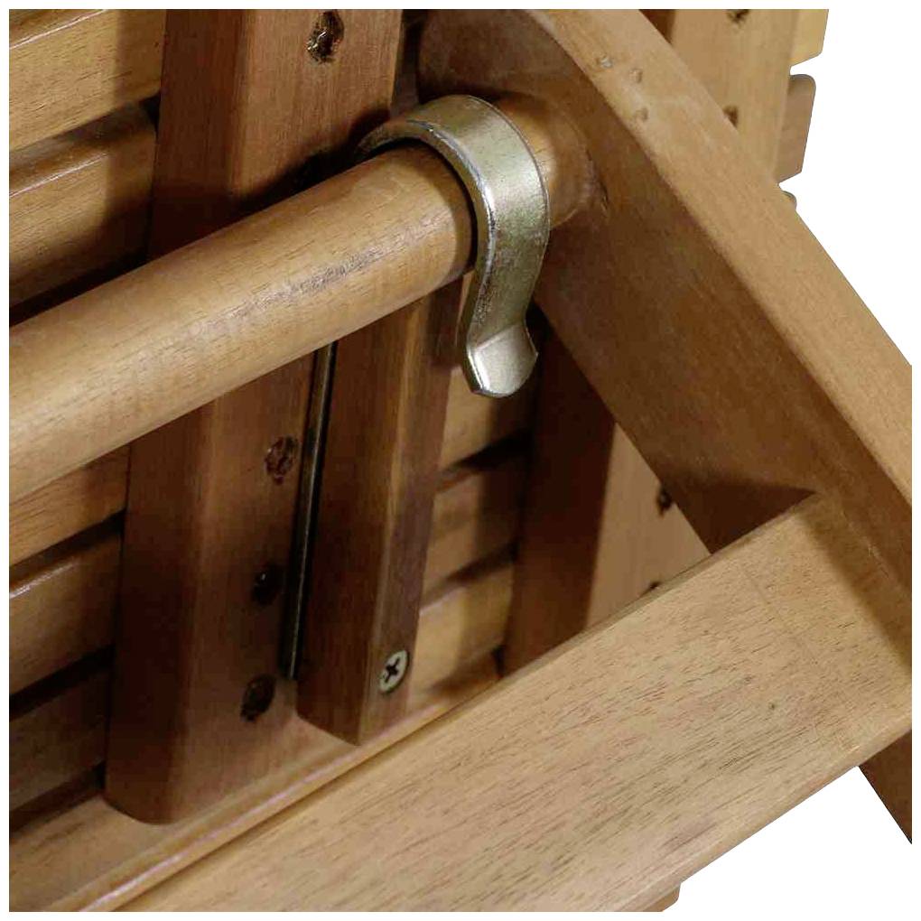 Siena Garden 120573 Falun Klapptisch 120x80x74cm Gestell und Tischplatte Akazienholz natur geölt