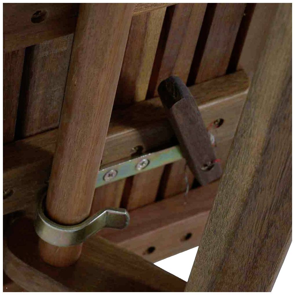 Siena Garden 120569 Falun Klapptisch 80x80x74cm Gestell und Tischplatte Akazienholz natur geölt