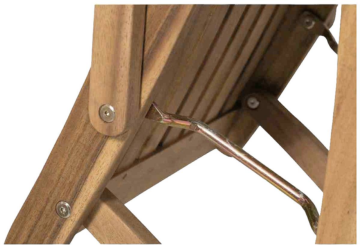Siena Garden 120507 Paleros Klappstuhl Gestell und Fläche Akazienholz FSC®-100% natur