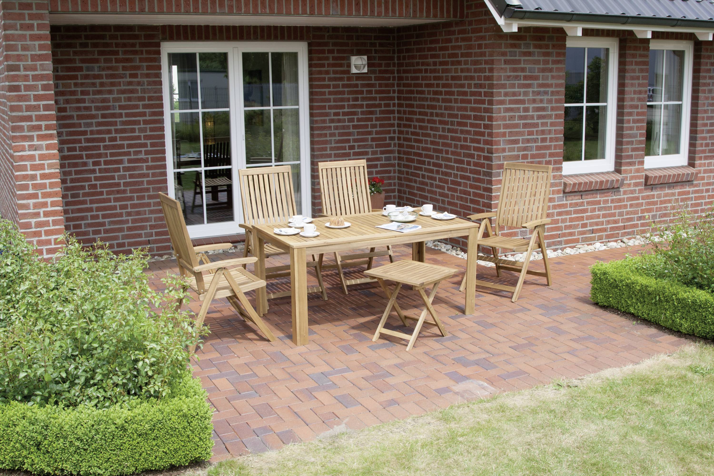 Siena Garden 120497 Paleros Klappsessel Gestell und Fläche Akazienholz FSC®-100% natur