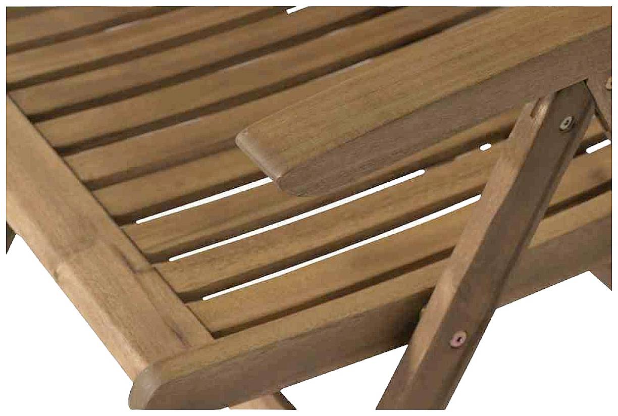 Siena Garden 120497 Paleros Klappsessel Gestell und Fläche Akazienholz FSC®-100% natur