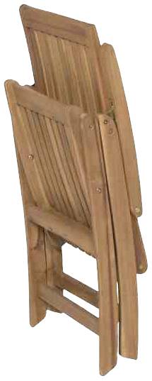 Siena Garden 120497 Paleros Klappsessel Gestell und Fläche Akazienholz FSC®-100% natur