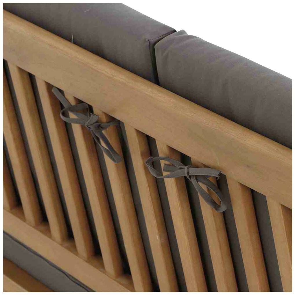 Siena Garden J04021 Tavira Lounge 4-teilig teaklook Eukalyptus FSC 100%, inkl. Kissen