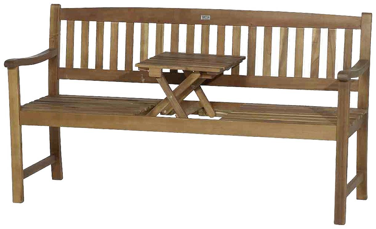 Siena Garden 672878 Florida 2er Bank Gestell und Fläche Akazienholz FSC®-100% natur