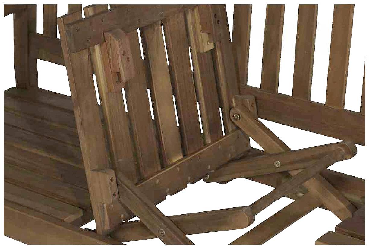 Siena Garden 672878 Florida 2er Bank Gestell und Fläche Akazienholz FSC®-100% natur