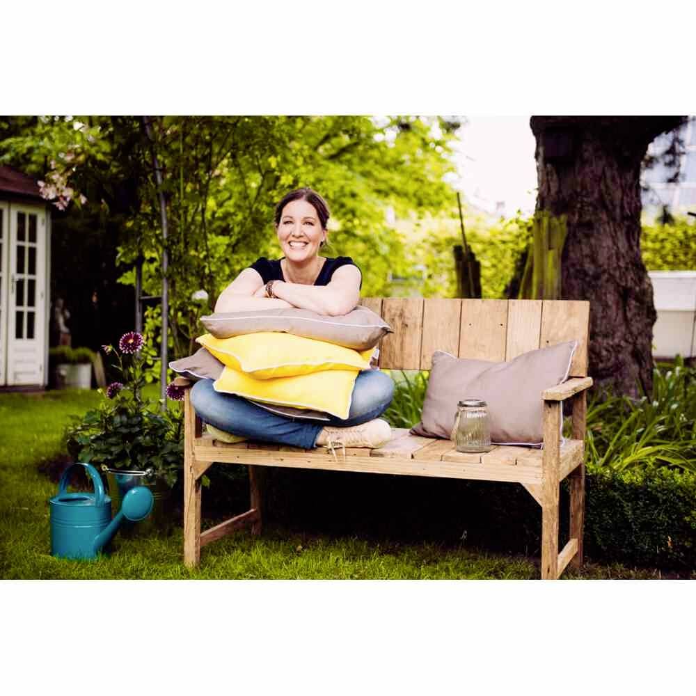 Siena Garden C36427 Loreo 2er Bank Gestell und Fläche Teakholz Recycled natur