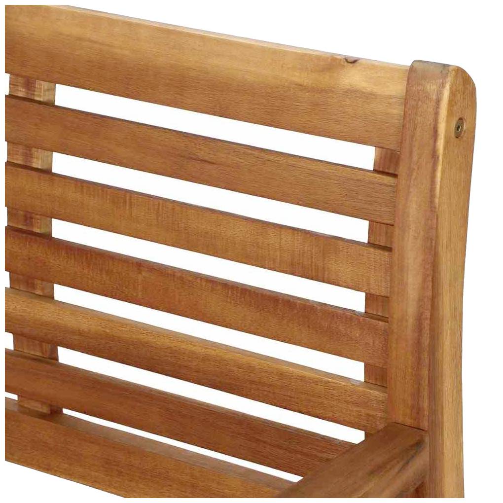 Siena Garden 508761 Lovera 2er Bank Gestell und Fläche Akazienholz FSC®-100% natur