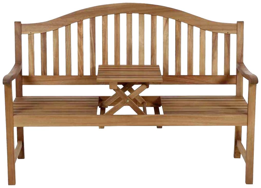 Siena Garden L19597 Pisa 3-Sitzer Bank, geölt Gestell Akazienholz FSC 100%