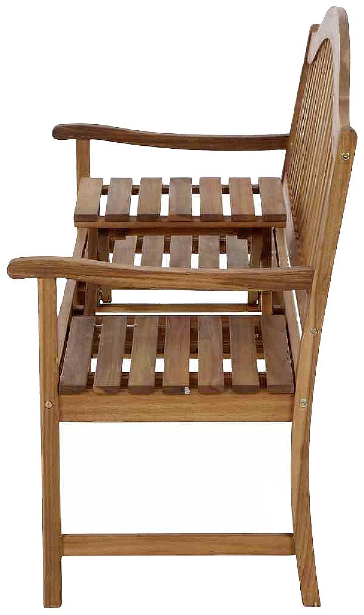 Siena Garden L19597 Pisa 3-Sitzer Bank, geölt Gestell Akazienholz FSC 100%