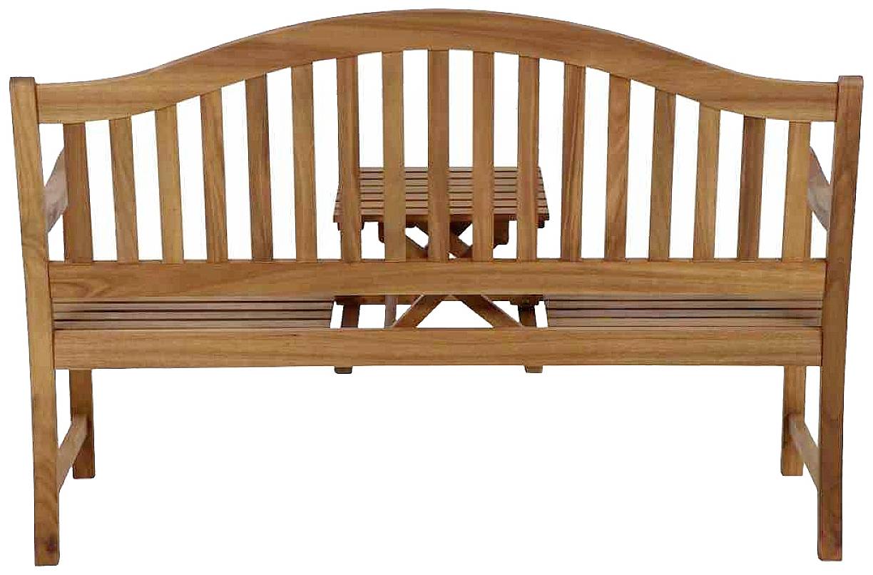 Siena Garden L19597 Pisa 3-Sitzer Bank, geölt Gestell Akazienholz FSC 100%