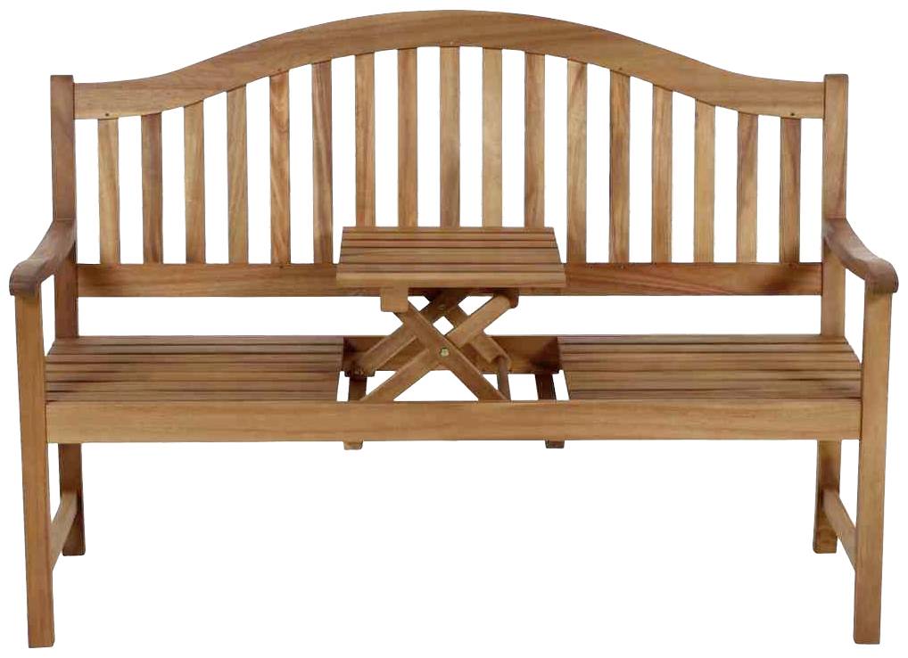 Siena Garden L19597 Pisa 3-Sitzer Bank, geölt Gestell Akazienholz FSC 100%