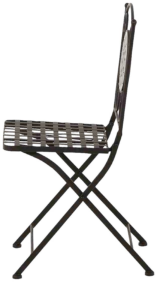 Siena Garden J04667 Como Klappstuhl Stahl mit Mosaikoptik