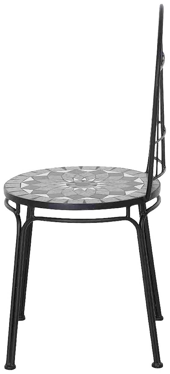 Siena Garden J53782 Como Stapelstuhl Stahl mit Mosaikoptik