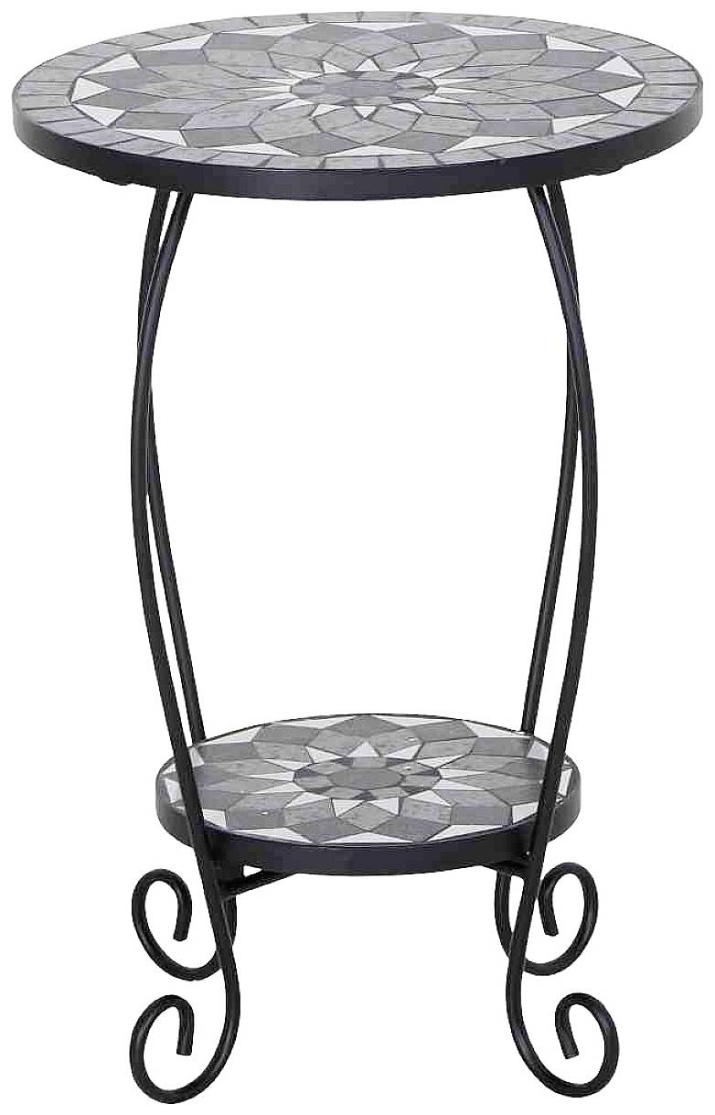 Siena Garden J53794 Como Blumenständer Stahl mit Mosaikoptik