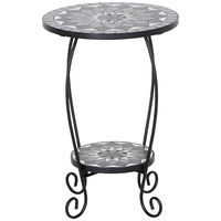 Siena Garden J53794 Como Blumenständer Stahl mit Mosaikoptik Siena Garden J53794 Como Blumenständer Stahl mit Mosaikoptik