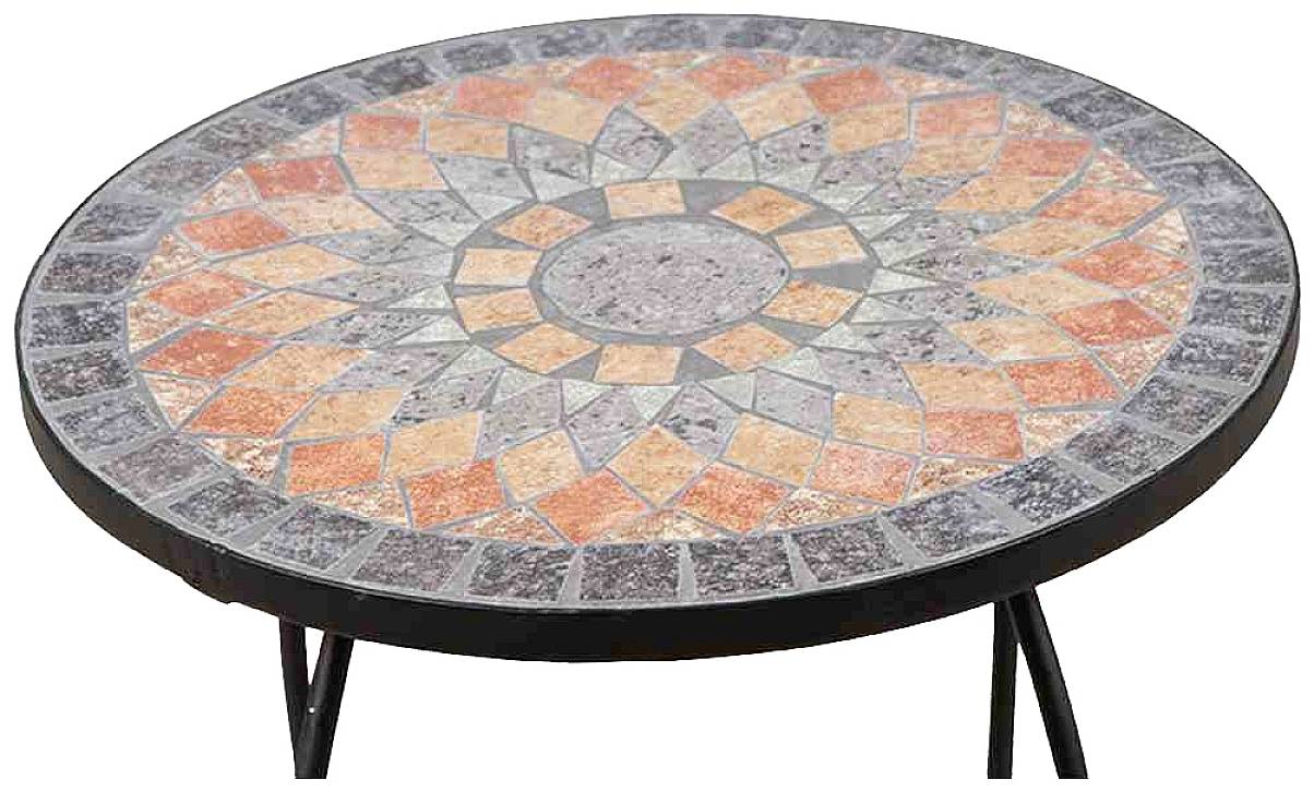 Siena Garden 380829 Blumenständer Prato Eisen mit Mosaikoptik