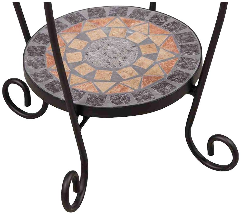 Siena Garden 380829 Blumenständer Prato Eisen mit Mosaikoptik