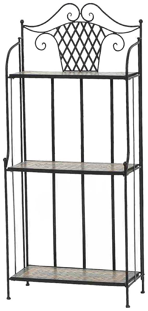 Siena Garden 380823 Regal Prato 143cm Eisen mit Mosaikoptik