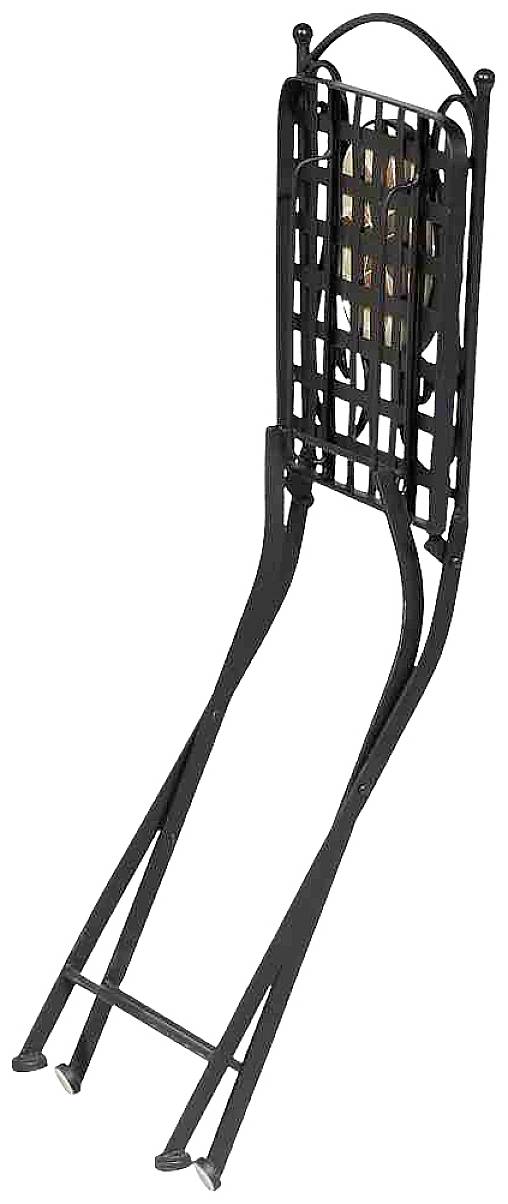 Siena Garden 875336 Stella Stapelstuhl Gestell Stahl schwarz matt, Fläche Keramik mehrfarbig