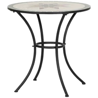 Siena Garden 875346 Stella Tisch Ø 70x71cm Gestell Stahl matt-schwarz, Tischplatte Keramik mehrfarbig mosaikoptik Siena Garden 875346 Stella Tisch Ø 70x71cm Gestell Stahl matt-schwarz, Tischplatte Keramik mehrfarbig mosaikoptik