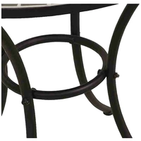 Siena Garden 875346 Stella Tisch Ø 70x71cm Gestell Stahl matt-schwarz, Tischplatte Keramik mehrfarbig mosaikoptik Siena Garden 875346 Stella Tisch Ø 70x71cm Gestell Stahl matt-schwarz, Tischplatte Keramik mehrfarbig mosaikoptik