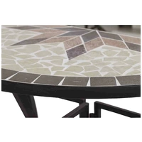 Siena Garden 875354 Stella Tisch 35,5x70x71,5cm Gestell Stahl matt-schwarz, Tischplatte Keramik mehrfarbig mosaikoptik Siena Garden 875354 Stella Tisch 35,5x70x71,5cm Gestell Stahl matt-schwarz, Tischplatte Keramik mehrfarbig mosaikoptik